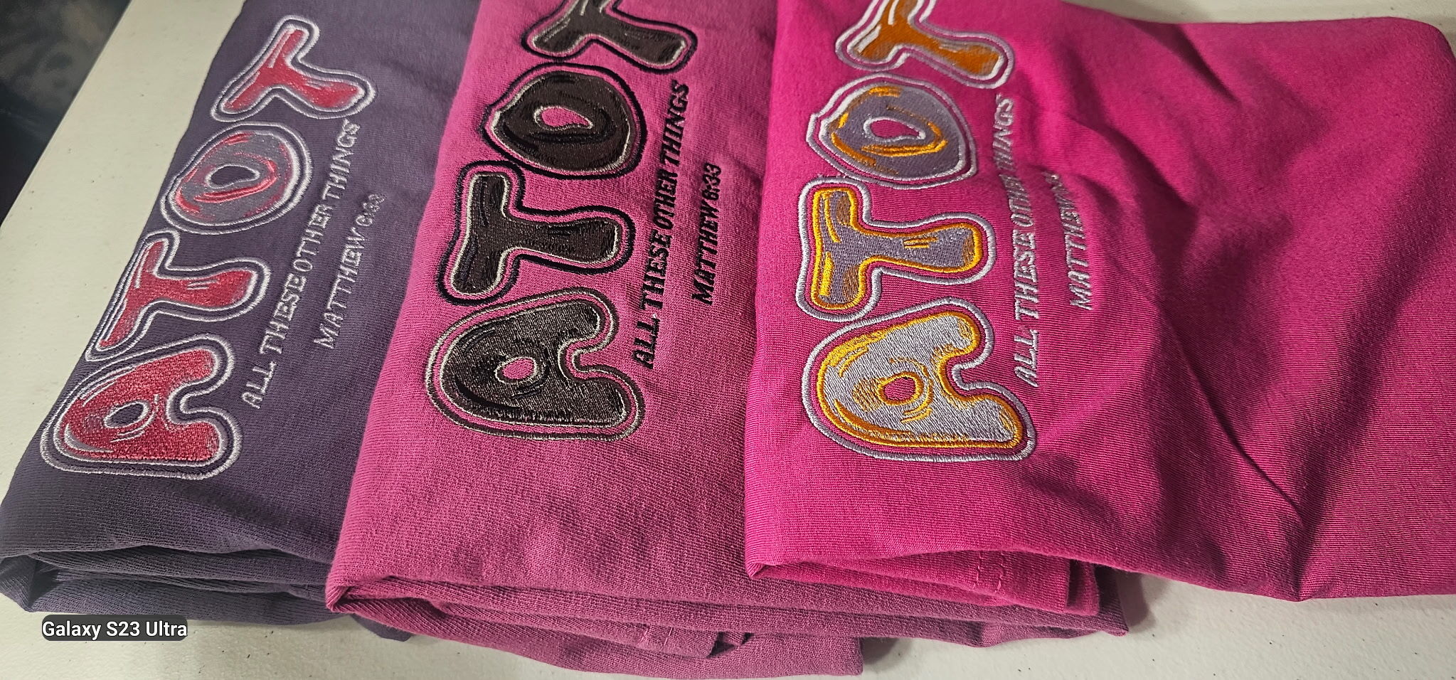 ATOT 'All These Other Things' Custom Embroidered Tee