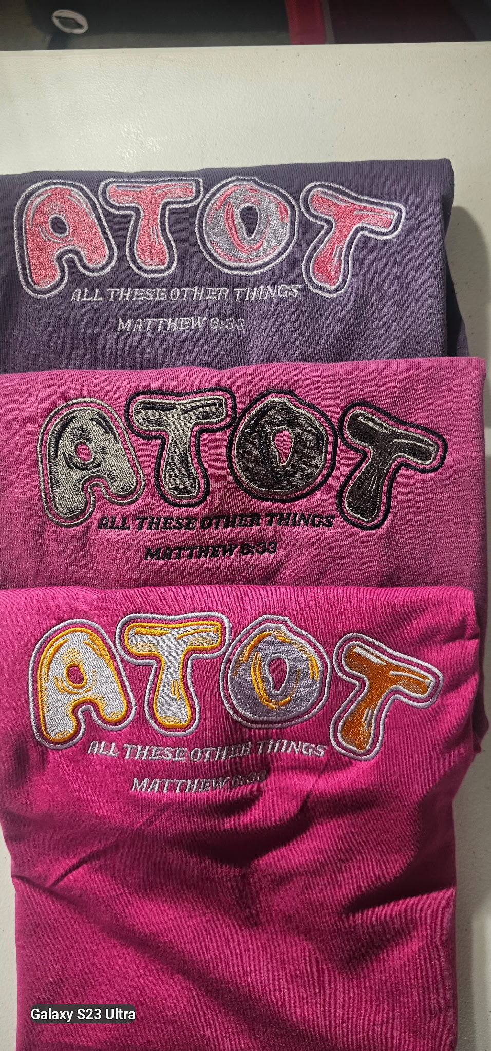 ATOT 'All These Other Things' Custom Embroidered Tee