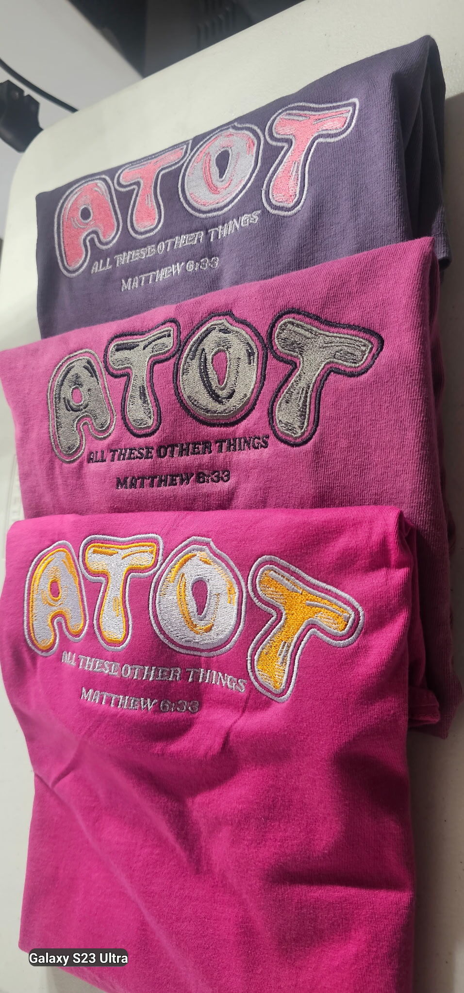 ATOT 'All These Other Things' Custom Embroidered Tee