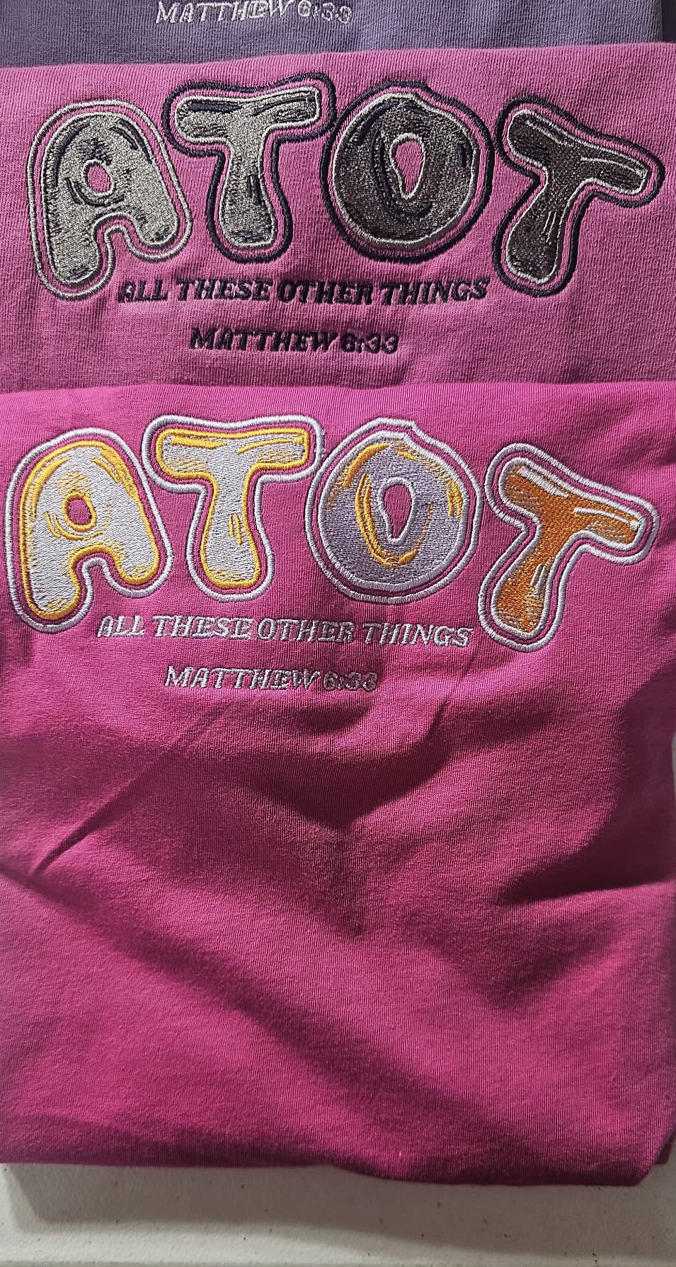 ATOT 'All These Other Things' Custom Embroidered Tee