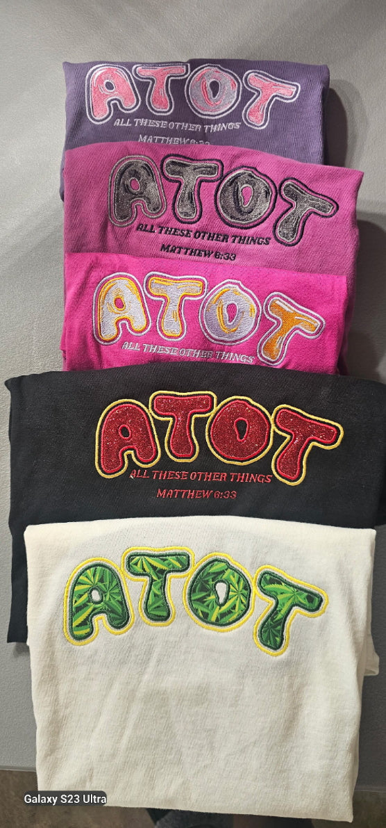 ATOT 'All These Other Things' Custom Embroidered Tee