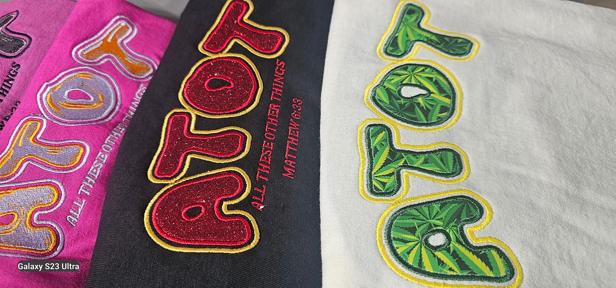 ATOT 'All These Other Things' Custom Embroidered Tee