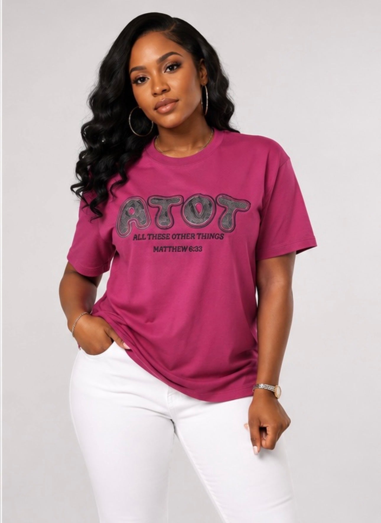 ATOT 'All These Other Things' Custom Embroidered Tee