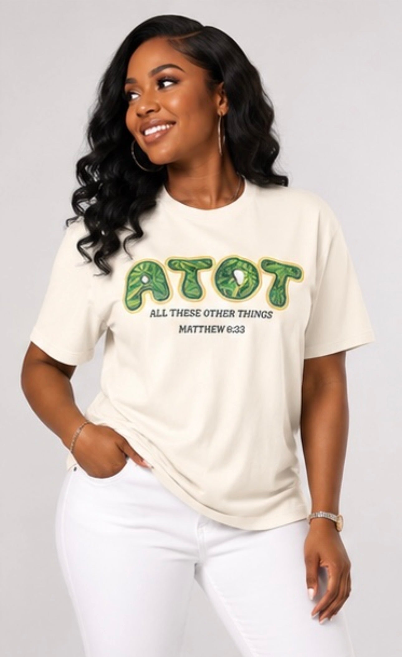 Custom embroidered T-Shirt with Applique`