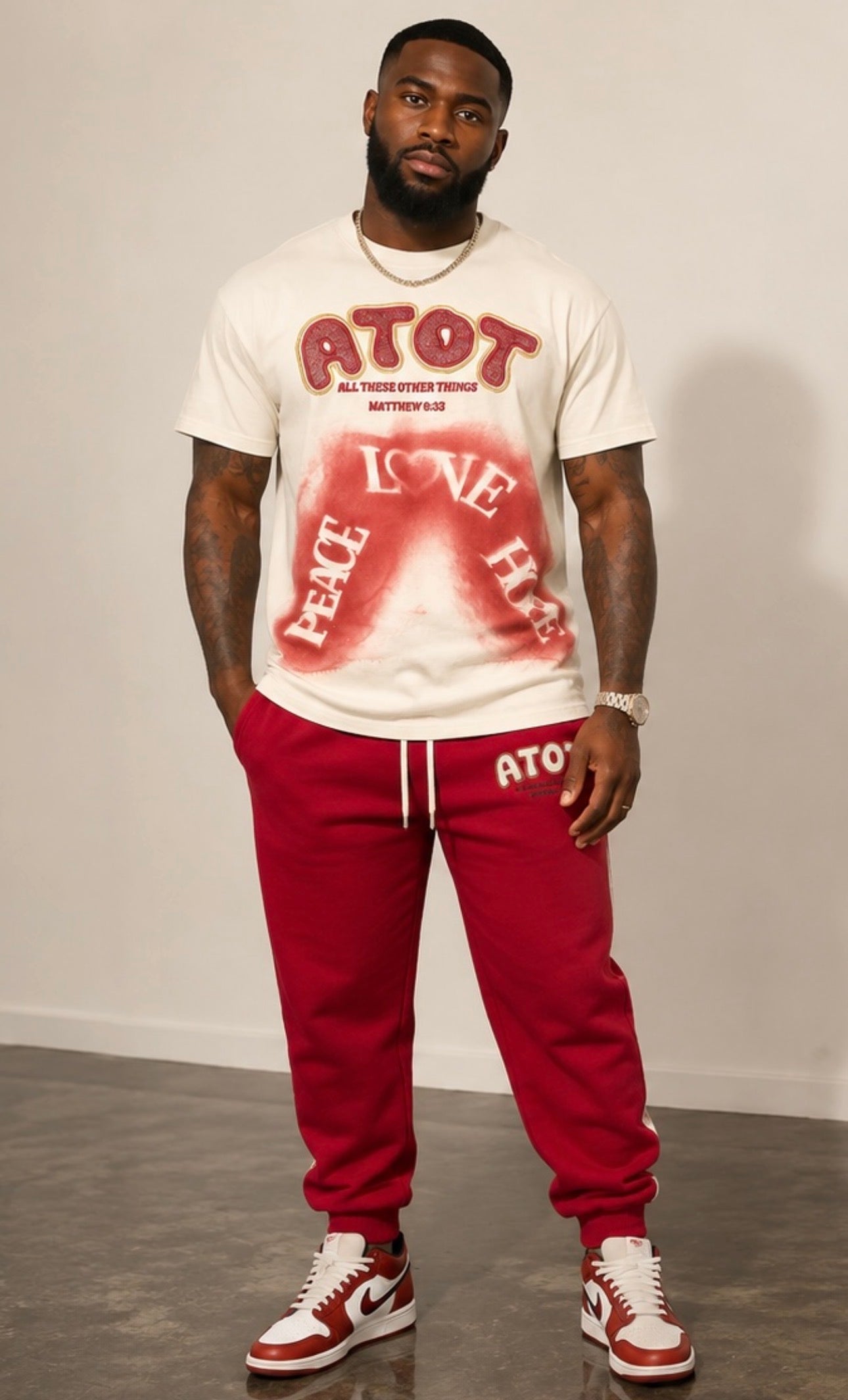 CUSTOM EMBROIDERED SHORT SLEEVE T-SHIRT WITH APPLIQUE`