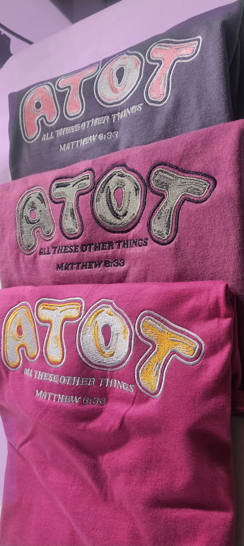ATOT 'All These Other Things' Custom Embroidered Tee