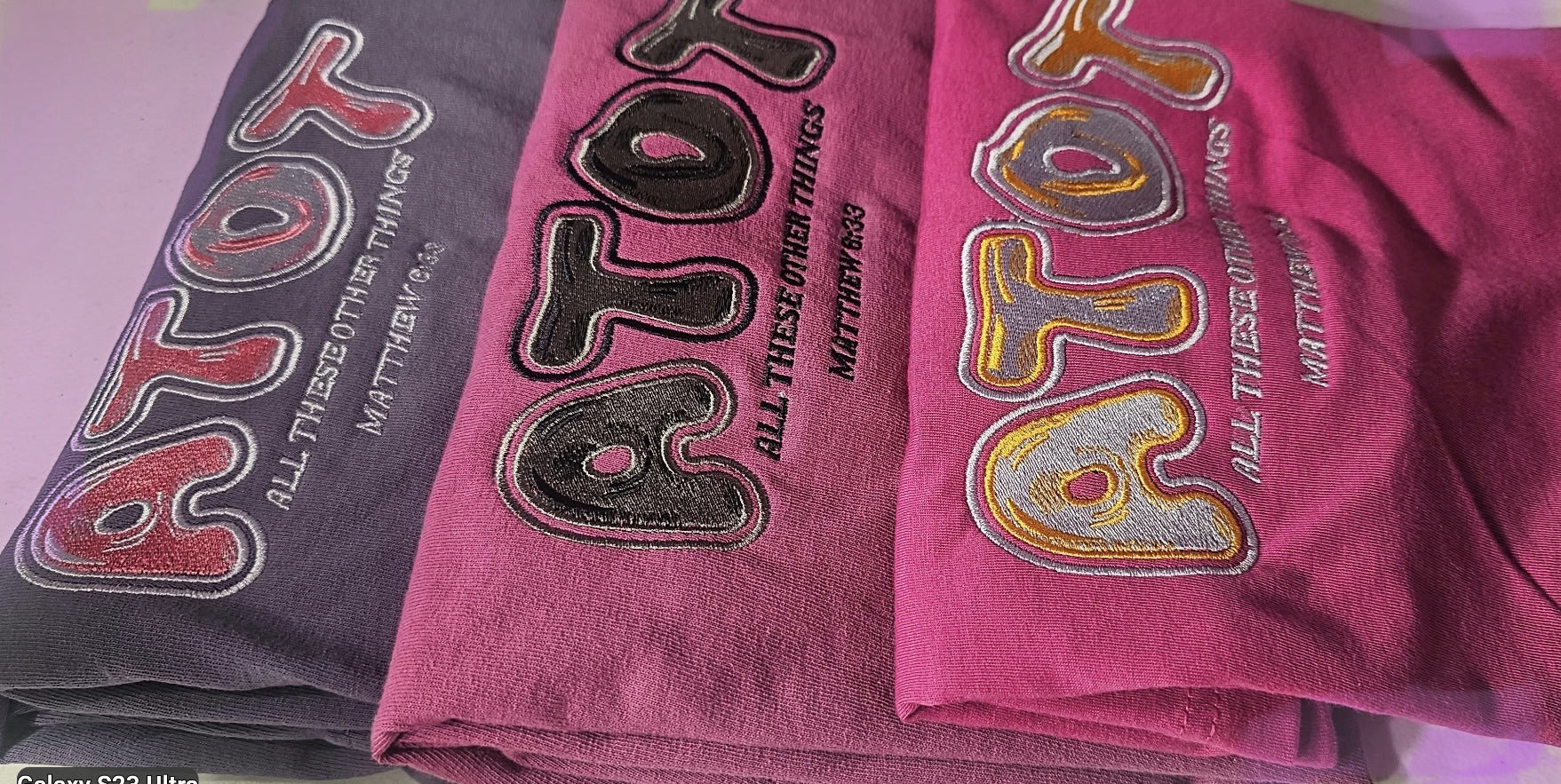 ATOT 'All These Other Things' Custom Embroidered Tee
